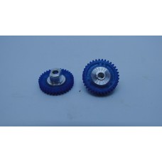 Coroa Red Fox 3/32 Reta 35 dentes PIT 64 Azul 