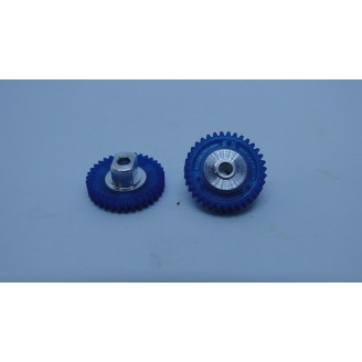Coroa Red Fox 3/32 Reta 35 dentes PIT 64 Azul 