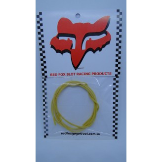 Fio  Extrafino para motor em Silicone Amarelo 3m