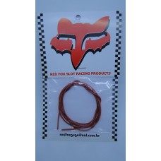 Fio  Extrafino para motor em Silicone Vermelho 1m